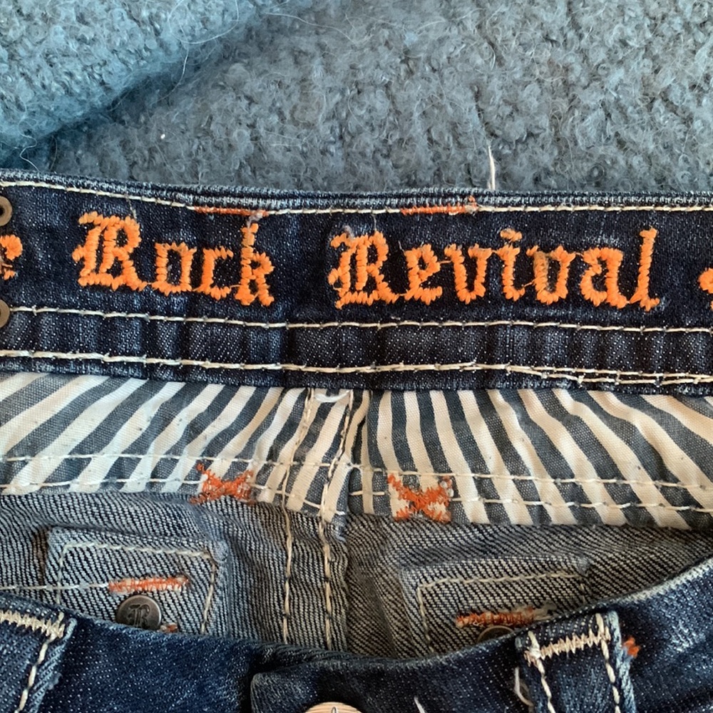 Women’s Rock Revival denim Capri